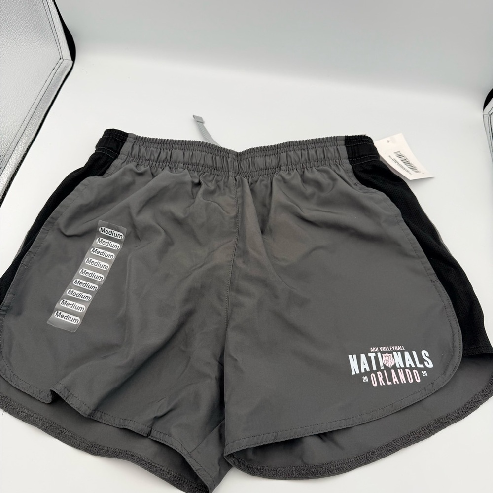 Lucky Brand Gray and Black Athletic Shorts